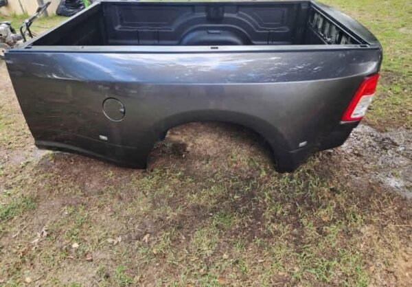 472398ff-5eea-4121-b45f-1d9f87828469-600x418-1 2024 Dodge Ram 3500 Dually Truck Bed New un-used 8ft Long Bed Bed, lights and tailgate Color - Granite Crystal Metallic