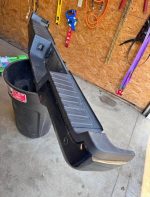 2022 ford f350 platinum rear bumper good shape no rust can Oem platinum black bumper ford f250 and f350 2017-2022.