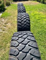 Pretty much brand new 35x12.5 tires on 22x10 American forces no curb rash no scratches 8x6.5 . - Image 2