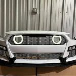 2018 to 2023 Mustang GT Mach 1 Style Front bumper noxford white brand new
