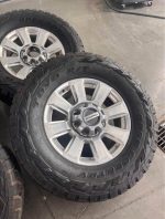 20in OEM F350 platinum aluminum wheels  37x13.50r20 Toyo open country r/t tires  Wheels are 20in OEM wheels off a 2022 ford f350 platinum package. - Image 6