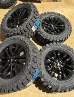 20” 2024 Ford F150 Gloss Black Rims on 35” X Comps