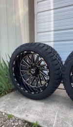 New 22x12 TIS 547bm 8x6.5  New 33x12.50r22 fortune r/ts - Image 3