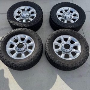 20” superduty stocks on 35” all terrains  Have a set of 20” Superduty stocks 8x170 bolt pattern on a set of 35x12.50r20 cooper