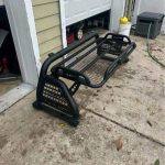 Heavy Duty Truck bed rack with upper cargo storage rack.