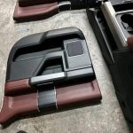 2015–2019 Ford Super Duty Platinum Interior, Red/Dark Marsala - Image 16
