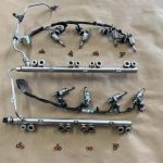 2018-2023 Mustang GT 5.0L direct injection fuel rail + injectors – Complete OEM set, ready for your build!