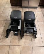 2009-2018 Dodge ram center console in black and grey.