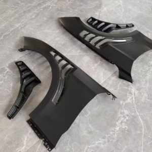 Mustang GT500 Style Replacement Fenders - Aluminum (FORD MUSTANG 2018-2023 GT, Ecoboost)