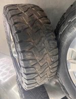 20in OEM F350 platinum aluminum wheels  37x13.50r20 Toyo open country r/t tires  Wheels are 20in OEM wheels off a 2022 ford f350 platinum package. - Image 7