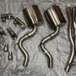 Corsa Xtreme X-pipe catback with adjustable valves for 18-24 GT.