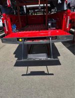 2025 Ford F250 takeoff bed. This has the bliss tail lights which are very expensive and the step down tailgate pan code is PQ red - Image 4