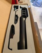2015+ Mustang Performance Pack Solid Carbon Trim Overlay - Image 3