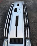 17-22 f250 headlights and grill (OEM) painted Oxford white in great conditions  Will sell separately - Image 3