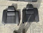 Recaro front and rear seats from a 2013 GT500. Black leather with black stripes. 800 miles on them. - Image 5