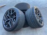 19” Ford Mustang Mach 1 GT Performance Handling Package Wheels and Tires OEM 85% Tread Atturo AZ850 Performance Tires 305 30 19 All Around Rims in Excellent condition no scratches or curb rash - Image 4