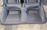 2015-2023 Ford Mustang Front & Rear Recaro Leather Seat Set Black Leather with Green Stitch - Image 9