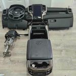 DODGE RAM 2500 LARAMIE DASH, STEERING COLUMN, CENTER CONSOLE, STEREO, CLUSTER, AIRBAG.