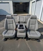 07/13 Chevy 1500-2500 seats grey color  In perfect condition no rips or tears.  Perfect replacement seats. - Image 3