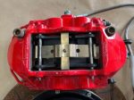 2015-2022 Mustang GT Shelby Brembo 4- Piston Rear Brake Kit (Red) Super Snake - Image 8