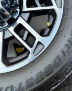 20” OEM ford f350 limited package wheels 275/65/20 Bridgestone dueler tires  Wheels are 20” OEM wheels off a 2024 ford f350 limited package. - Image 9