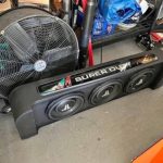 2015+ 12inch JL audio subwoofer box and amp
