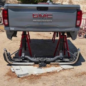8ft long bed with tailgate and bumper combo
