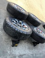 20” OEM Ford f250 king ranch wheels 275/65/20 BFG KO2 all terrain tires  Wheels are 20in OEM wheels off a 2022 ford f350 king ranch package. - Image 3