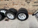 F450 King Ranch. Less than 500 miles. Includes lug nuts etc. Tires are 225/70/19.5 Continental HDR 5. - Image 2