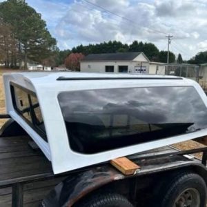 2017-2023 Ford F250/F350 6.5ft Leer Camper Shell - Oxford White"