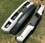 2017-2022 Ford F250/ F350 Platinum OEM Bumpers with Sensors and Fog light. Pearl white Front  Rear - Image 5