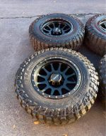 Method 605 NV 20" Wheels & 37" M/T Tires - Matte Black Finish" - Image 2