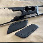 2018-2022 Mustang Bullitt Center Console Top Interior Trim Pieces Leather Green