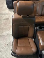 Ford F250/F350 platinum interior comes complete with everything seats center console door panels with switches pillars with seat belts and all plastic trimming carpet and headliner and complete dashboard - Image 8