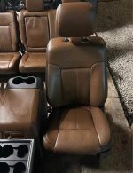 Ford F250/F350 platinum interior comes complete with everything seats center console door panels with switches pillars with seat belts and all plastic trimming carpet and headliner and complete dashboard - Image 5