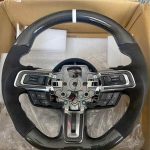 Alcantera/ carbon fiber Steering Wheel 2015-2017 Mustang