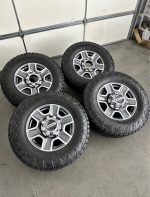 18in OEM ford f350 superduty 18in wheels 285/70/18 Nitto exo grappler tires  Wheels are 18in OEM wheels off a 2024 ford f350 superduty. - Image 3