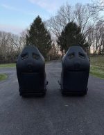 2015-2017 Ford Mustang GT Coupe Front Set OEM Recaro Racing Leather Seats - Image 4