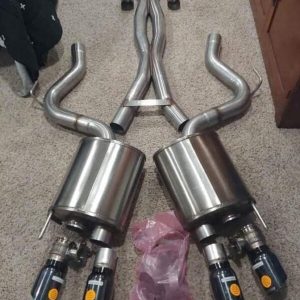 2018-2021 Mustang GT Corsa Extreme Active Exhaust with Black Tips