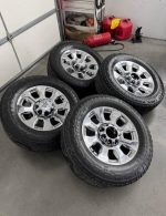 20in OEM f350 King Ranch wheels  275/65/20 Bridgestone dueler a/t tires  Wheels are 20in OEM wheels off a 2023 ford f350 king ranch package. - Image 6
