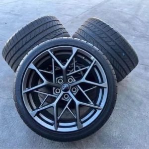 19” Ford Mustang Mach 1 GT Performance Handling Package Wheels and Tires OEM 85% Tread Atturo AZ850 Performance Tires 305 30 19 All Around Rims in Excellent condition no scratches or curb rash
