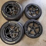 VMS racing wheel drag setup  Will fit 2005-2023 mustang, wheels are in like new .