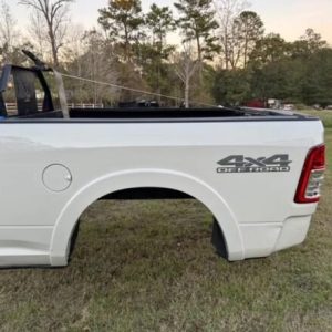 2019 Ram  white Laramie bed