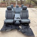 2011-2016 ford f250 and f350 super duty complete set of front and rear seats with center console available for sale in perfect condition