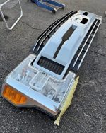 17-22 f250 headlights and grill (OEM) painted Oxford white in great conditions  Will sell separately - Image 6