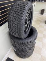 New 22x10 TIS Offroad Black/Milled Wheels 6x135 F-150 with 33x12.50R22 ATX850 Tires. - Image 3