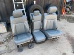 2013 f350 will for 99-16 these are bucket seats with flip up console great shape no rips grey in color they fit F-250-f350