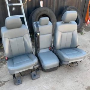 2013 f350 will for 99-16 these are bucket seats with flip up console great shape no rips grey in color they fit F-250-f350