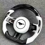 Ford mustang carbon fiber steering wheel,