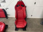 2018-2022 Mustang GT Red/Black Leather Recaro Seats Front Rear - Image 8